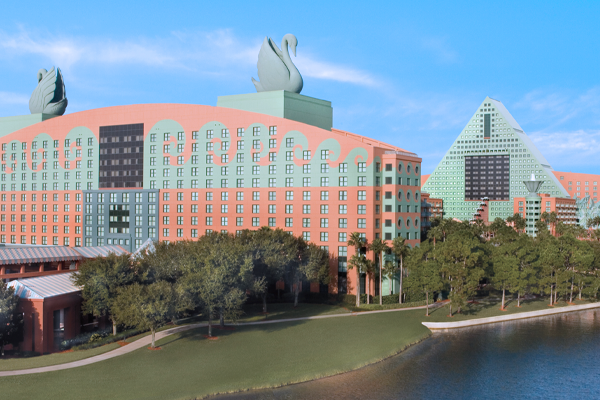 Walt Disney World Swan and Dolphin hotels buildings