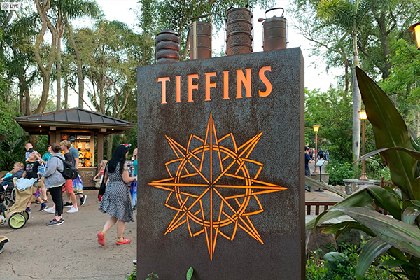 Tiffins sign in Disney's Animal Kingdom