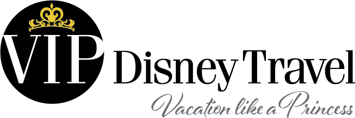 VIP Disney travel logo, Vacation like a princess