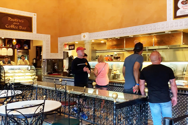 Tangerine Cafe counter in Disney's Epcot