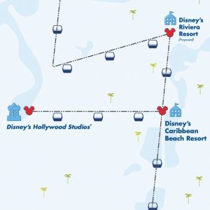 Hotel stops for Disney's Skyliner Walt Disney World