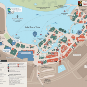 Disney Springs map